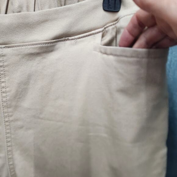 CATHERINES SUPREMA Pants Pull-on Size OX 14/ 16 Stretch Khaki Beige - Picture 3 of 12